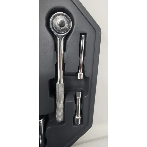 Vintage Alltrade 50 Pc SAE & Metric Socket Set New In Case - Picture 3 of 12